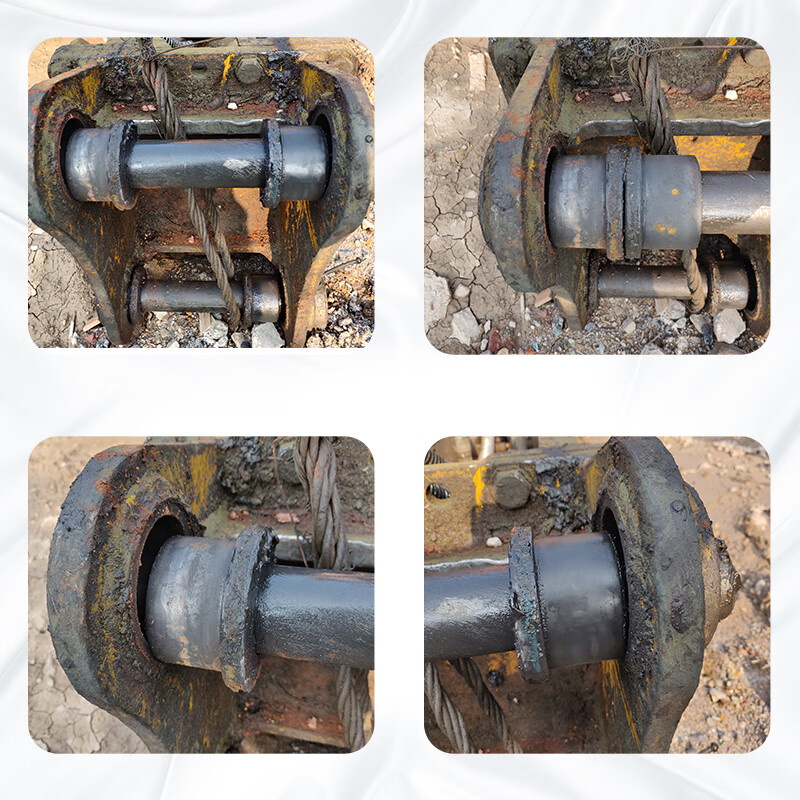 挖机破碎锤轴套炮机单边套带肩套破碎锤套炮头斗耳单边t型套钢套 内径