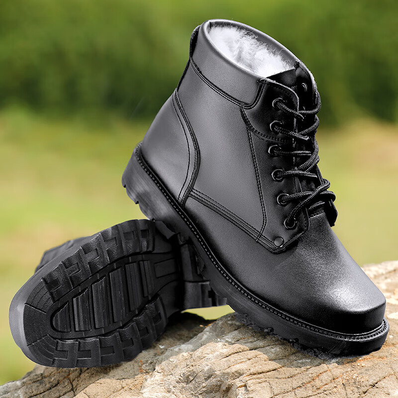 【冬季上新】 3515新式轻便防寒靴 保暖秋冬棉鞋作战靴羊毛保暖马丁靴