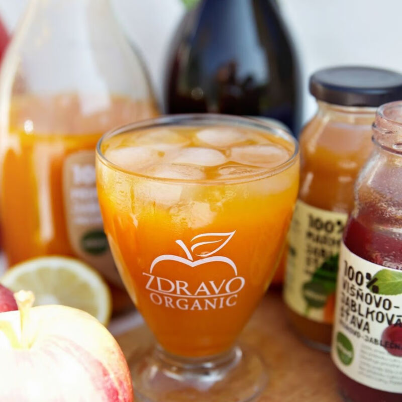 zdravonfc多种口味果汁高端非浓缩塞尔维亚原装进口750毫升装苹果汁1
