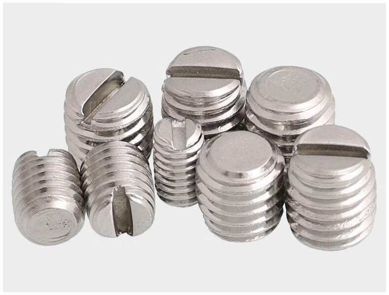 m3m4m5m6m8m12201不锈钢一字平端紧定螺钉开槽无头螺丝机米顶丝m35100