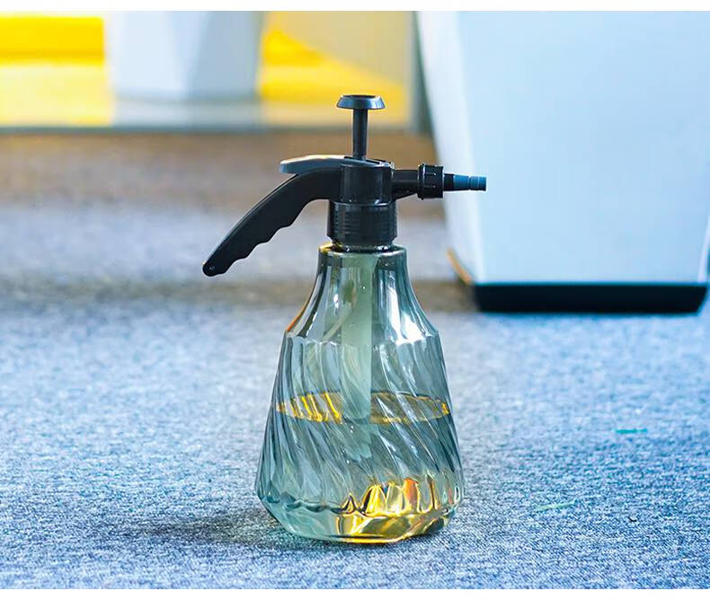 5l气压喷壶透明塑料喷雾器洒水壶浇花水壶雾状清洁专用 透明灰(2l)