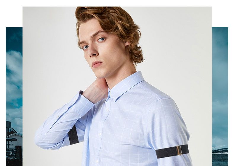 一对装衬衫弹力袖箍衬衫袖箍男袖环臂带臂环调酒师衬衣束袖环西装固袖