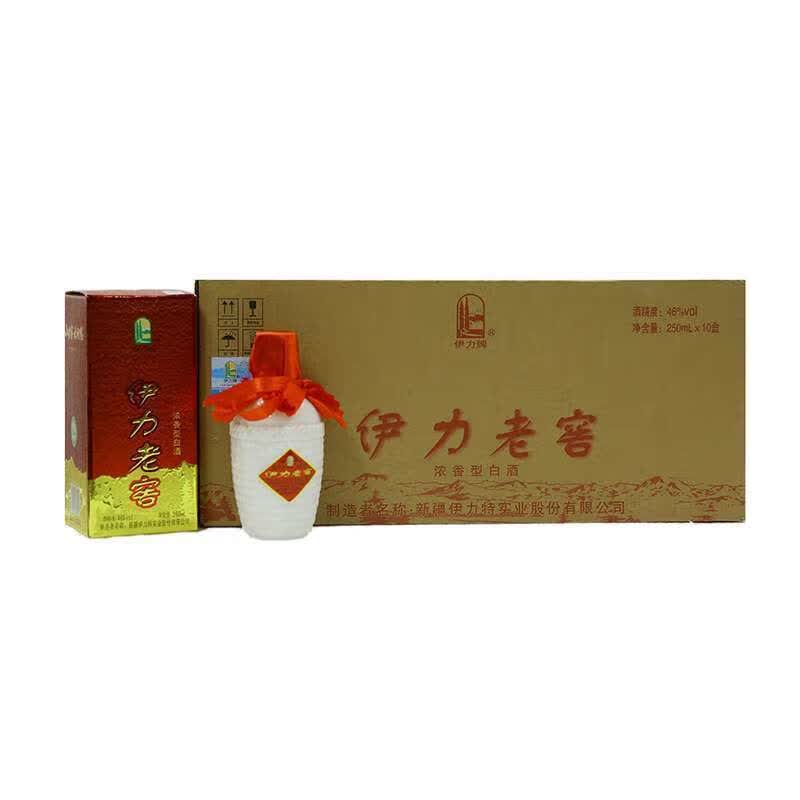 伊力老窖小酒海250ml10瓶装整箱新疆伊力特伊犁伊力小老窖46度浓香型