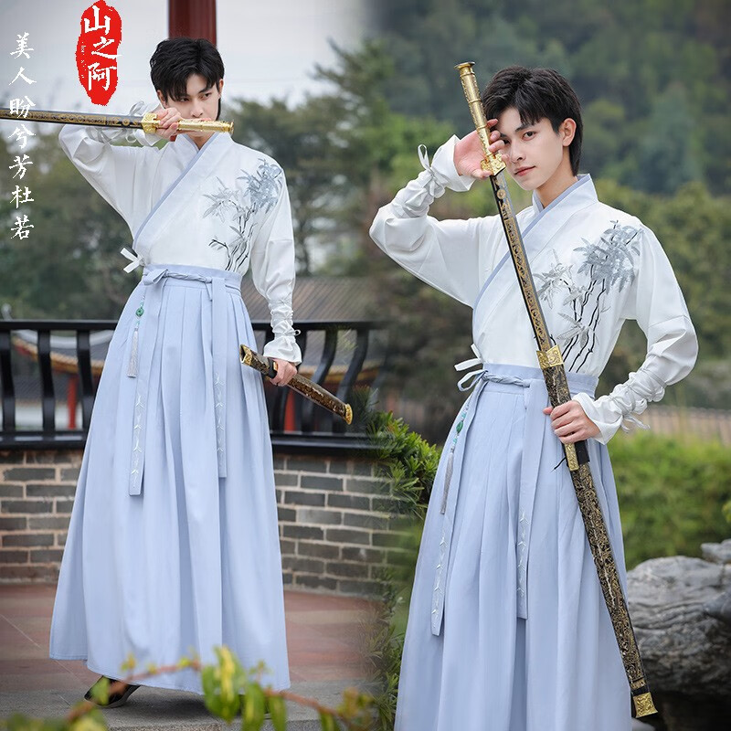 汉服明朝锦衣卫飞鱼服男绣春刀女古装明制束袖剑客侠客书生帅气交领