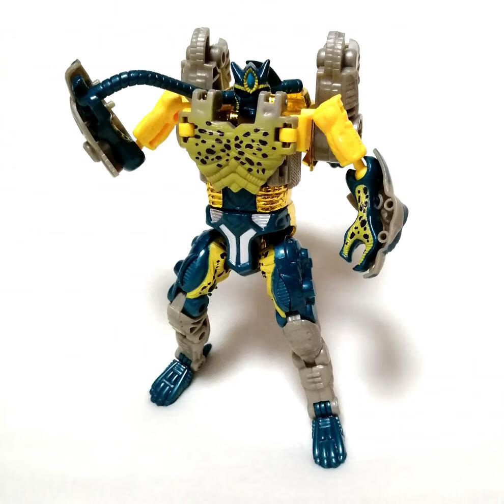 2022新款 黄豹勇士玩具变形玩具猛兽侠超能bw霸王龙四变猩猩金属变体