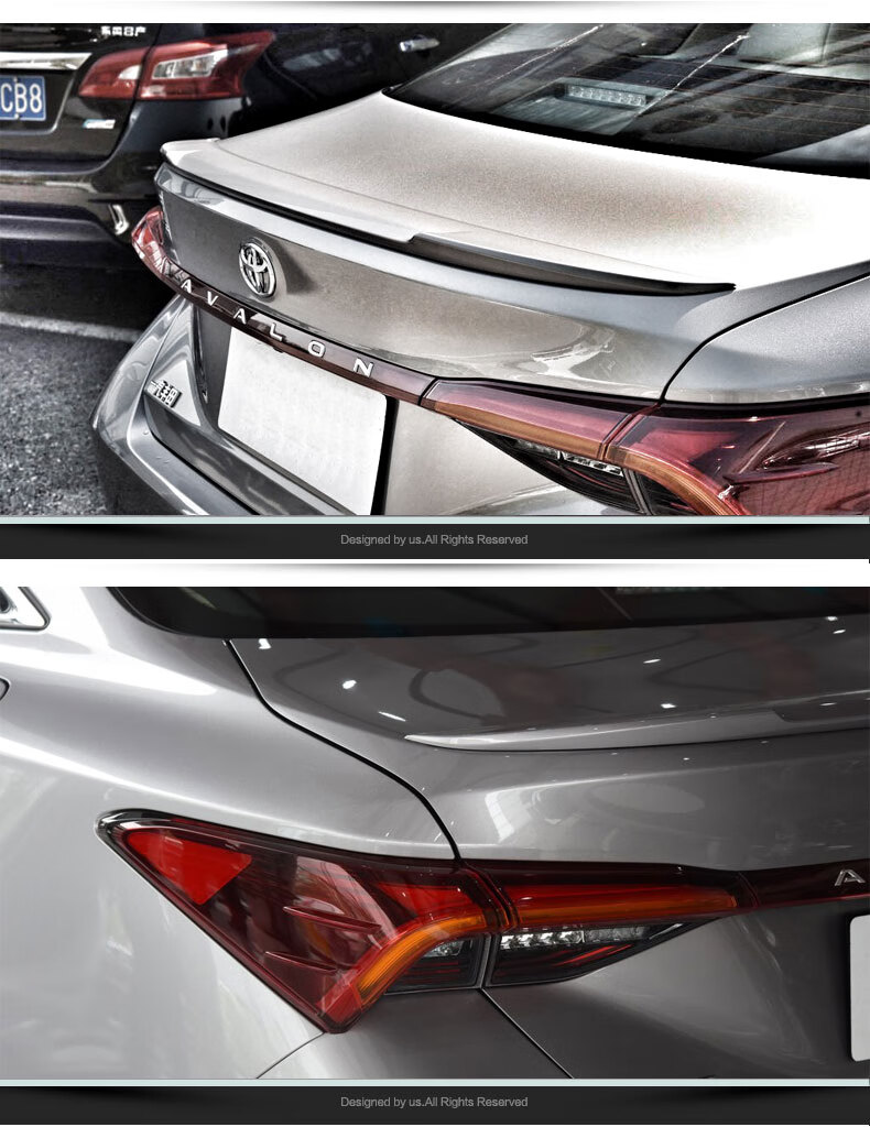 适用于2021款丰田亚洲龙尾翼1921款运动定风免打孔烤漆专车改装碳纤纹