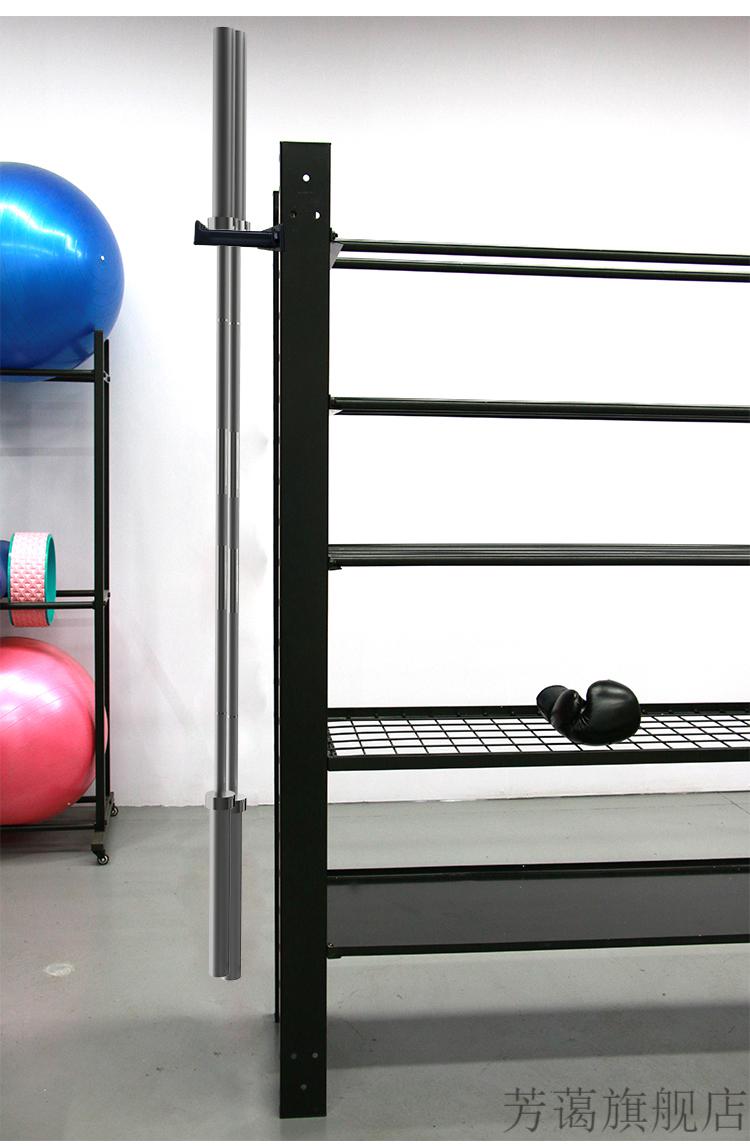 瑜伽球架子健身房置物架瑜伽馆波速球哑铃私教小工具储物健身器材收纳