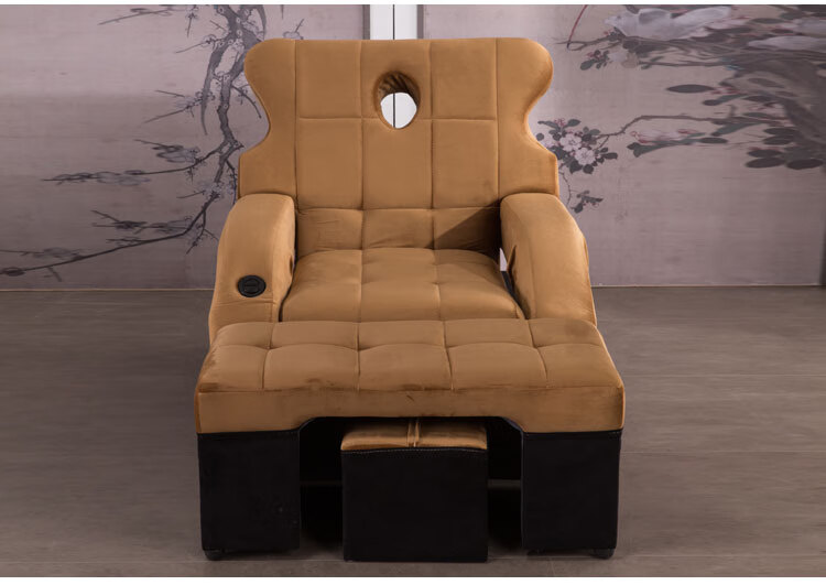 霖舍 足疗床电动足浴沙发床躺椅子美容美睫洗浴洗脚沐足按摩椅足疗床