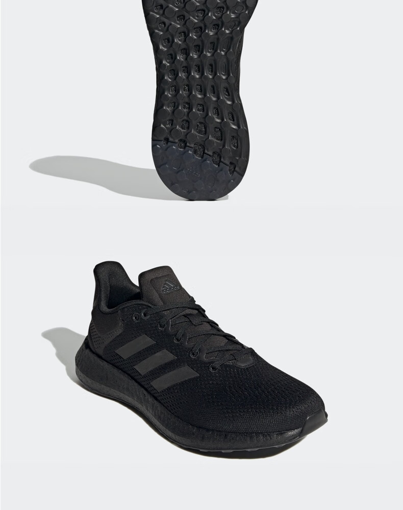 阿迪达斯跑鞋_adidas 阿迪达斯 Pureboost 21 男子跑鞋 GY5095 黑色 42