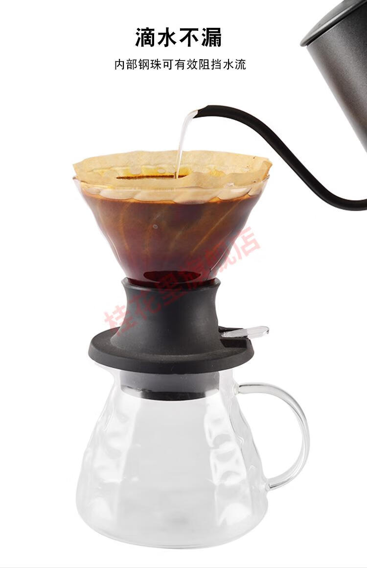 杯浸泡滤杯手冲聪明杯滴滤式带开关按压式过滤器漏斗直旋纹聪明滤杯