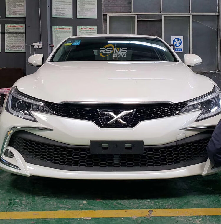 适用于13-17款老锐志18款前杠包围改装大包围蒙娜丽莎日版中网前脸