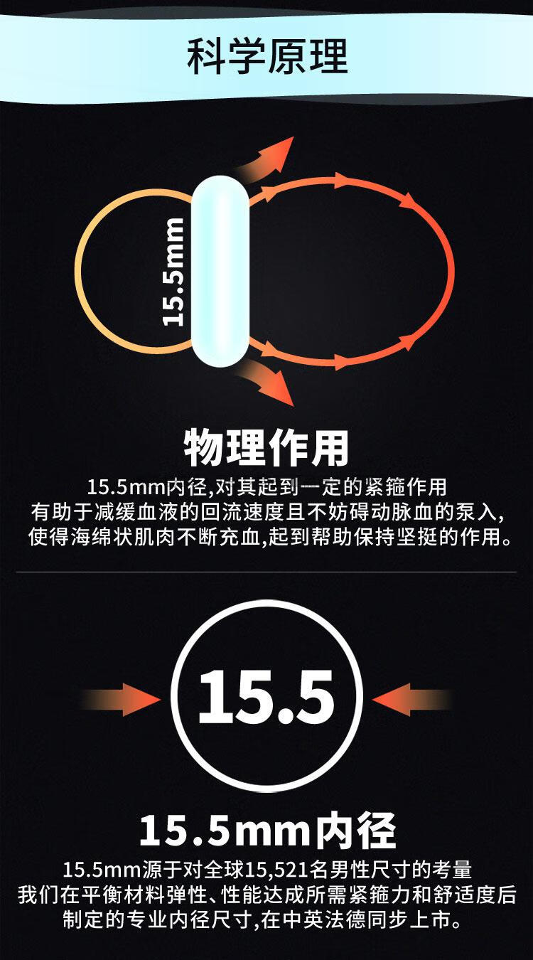 杜蕾斯锁精环延迟金刚持久环恶魔震动环情爱玩具男用成人情趣性用品