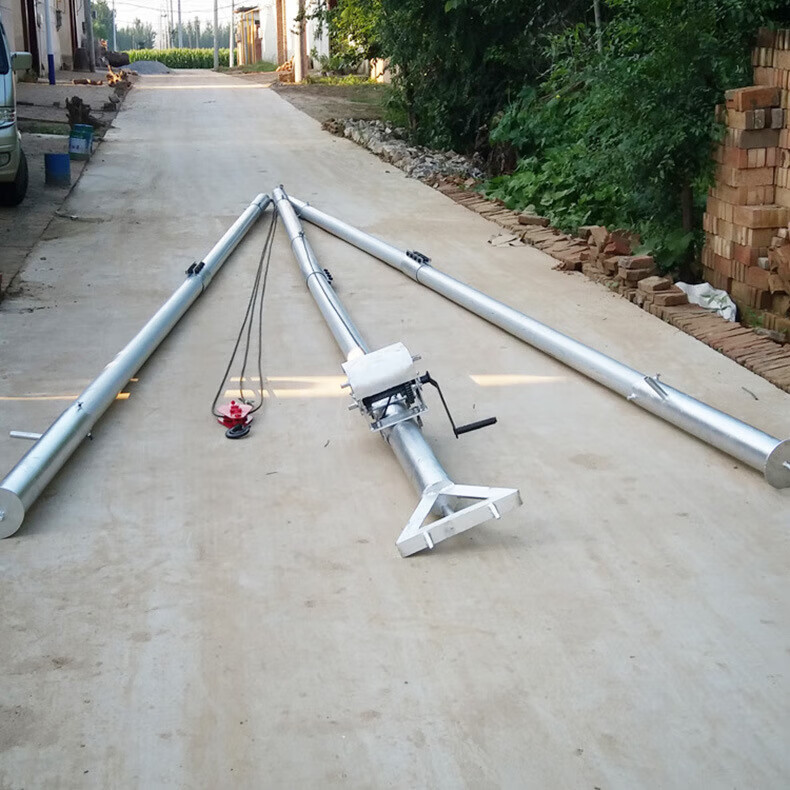 抱杆 电力10m12m15m18m立杆机人字抱杆 15米杆三角立杆机普通款【图片