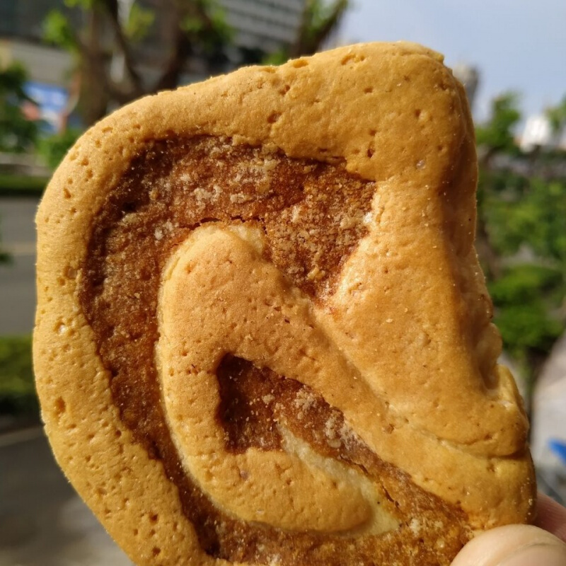 广东特产小吃牛耳饼零食湛江茂名手信传统手工糕点年货整箱10个饼500g