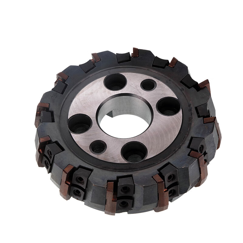 xjgma75度端面铣刀盘可转位刀垫式重型铣刀盘镗床铣床粗加工刀盘黑色