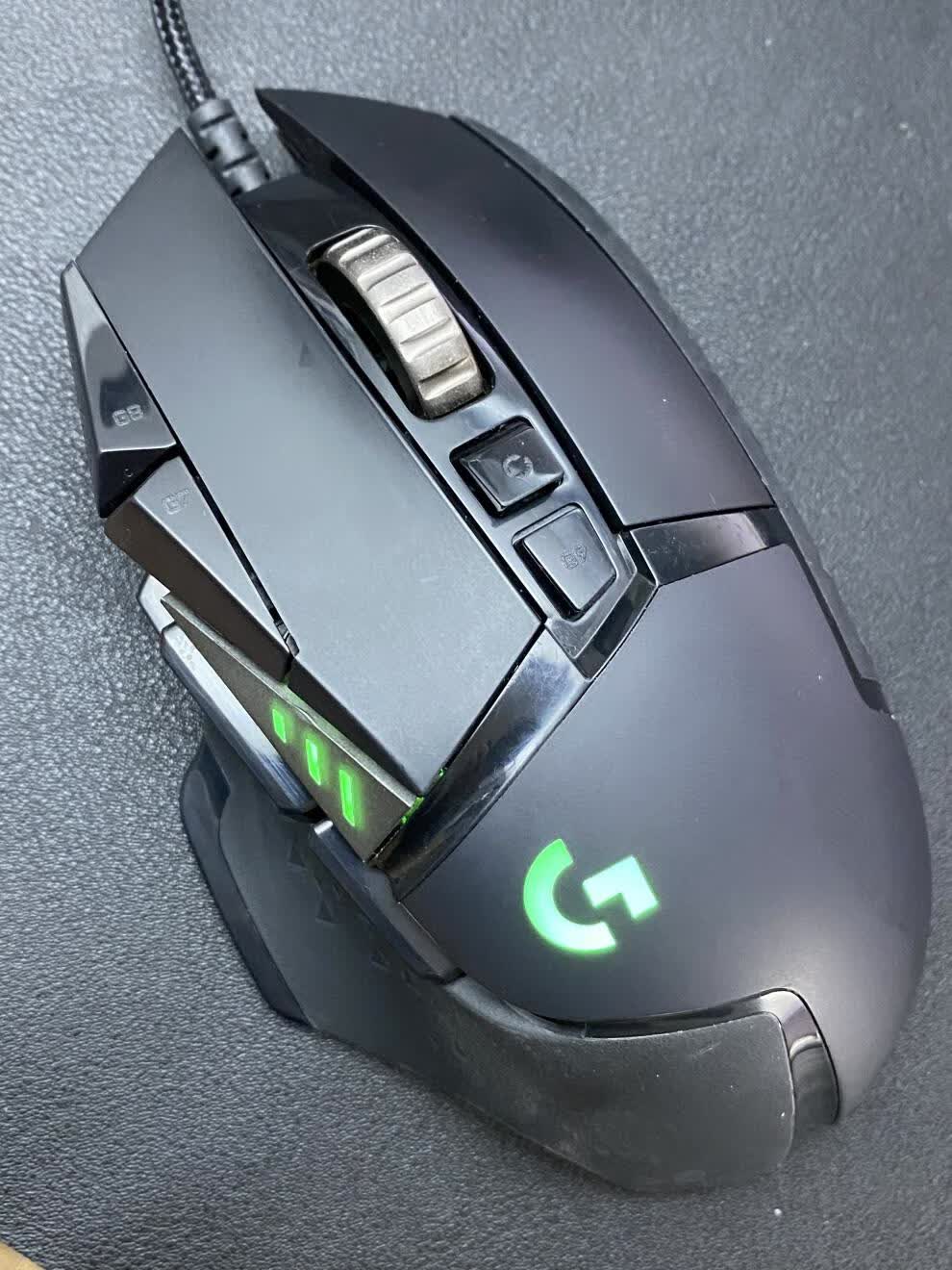 罗技(g)鼠标g502 g402 g302游戏吃鸡背光电竞绝地求生吃鸡宏lol g302