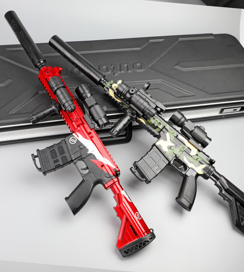 迪士尼品牌旗舰新款电动连发m416抛壳软弹枪吃鸡儿童男孩玩具枪软蛋抢