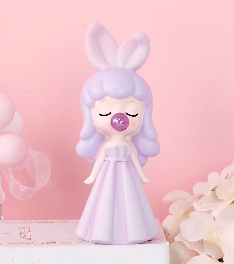 吹泡泡女孩盲盒盲盒2022网红新款玩具公仔摆件吹泡泡女孩女生版娃娃