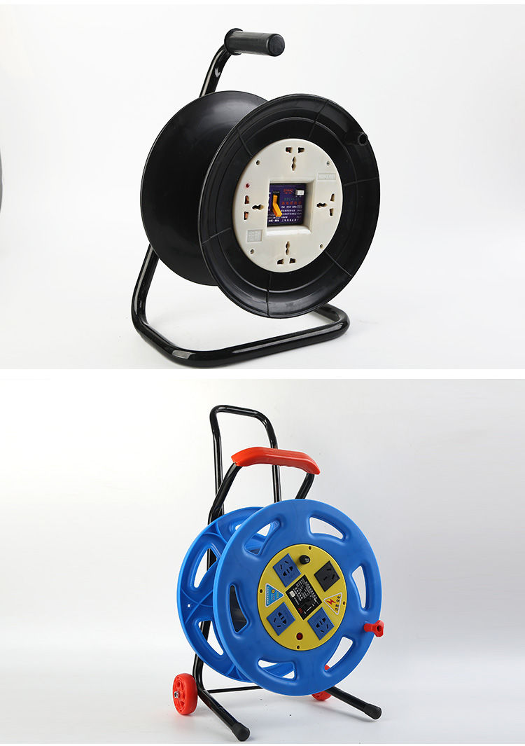 移动电缆盘空盘绕线盘电线盘电线收纳盘收线器线轴子卷线盘拖线盘 350