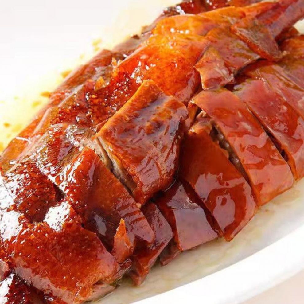 广东烧鸭 整只 脆皮 深井荔枝柴 广式烧鸭 烧腊熟