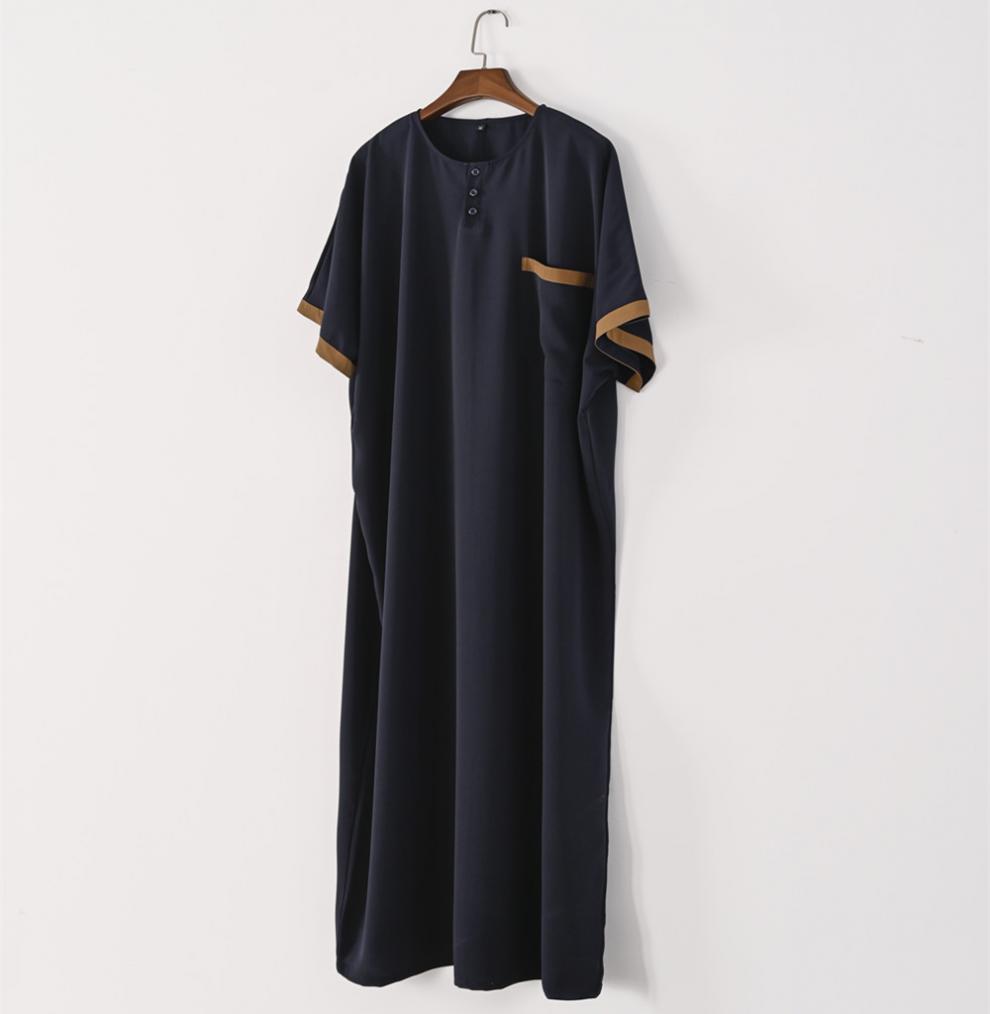 【回族礼拜服男】阿拉伯宽松男装回族长袍纯色透气马来服休闲款式有