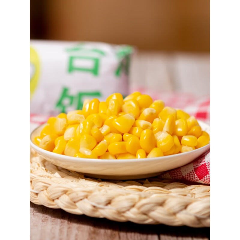 甘竹牌甜玉米粒罐装即食饭团食材商用轻食沙拉材料蔬菜休闲类甘竹玉米