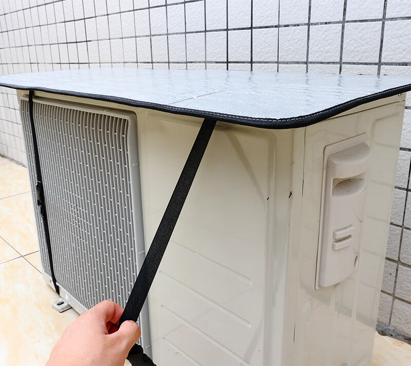 小白丫 空调外机保护雨棚 空调外机挡雨罩格力主机通用雨棚盖板防晒