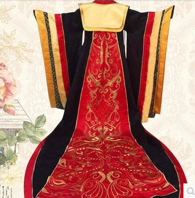 古代服装女皇后新款影视剧古装孙俪芈月传古装 影楼写真汉服演出 黑色