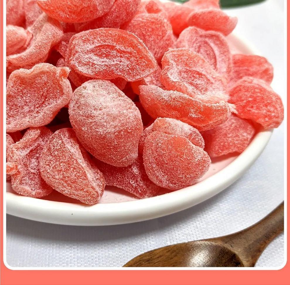 【2斤】水蜜桃干500g盐津桃肉干蜜饯水果干果脯休闲零食100g 盐津桃肉