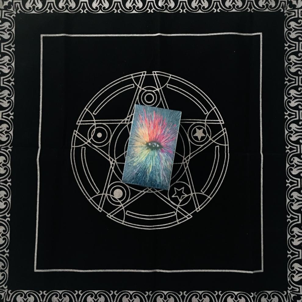 棱镜塔罗牌prismavisionstarot定制英文卡牌配牌袋棱镜塔罗牌配牌袋