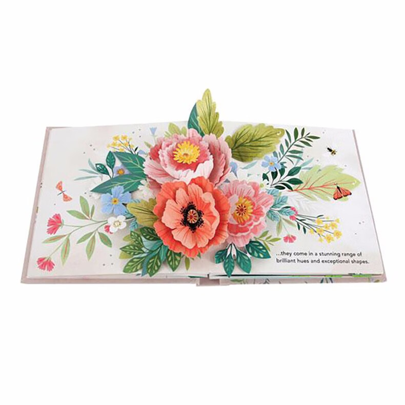 订购floraabotanicalpopupbook4seasonsofpopup花植物立体书儿童自然