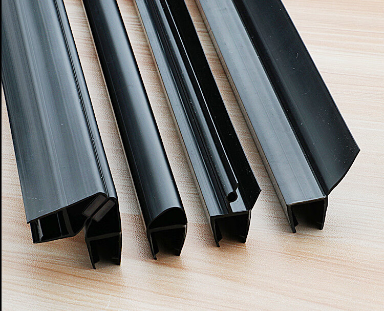 特厚房挡水条磁吸门缝隙挡风条浴室玻璃门密封条防撞黑色特厚黑加厚h