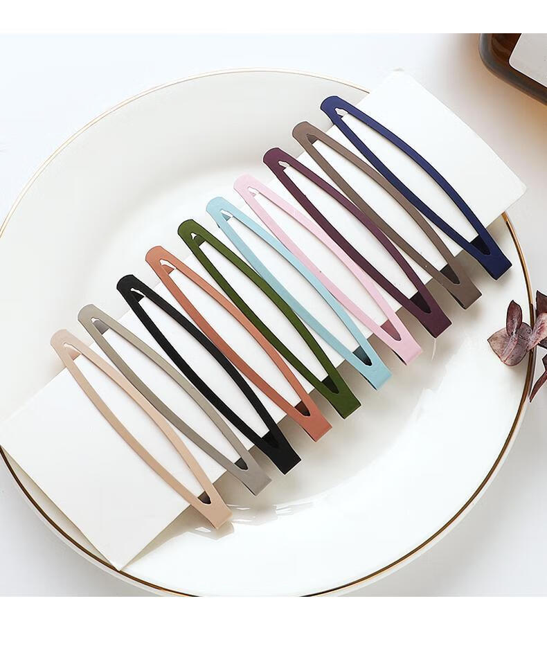 网红简约bb夹顶夹边夹一字刘海夹子头饰发夹后脑勺碎发女头发卡子