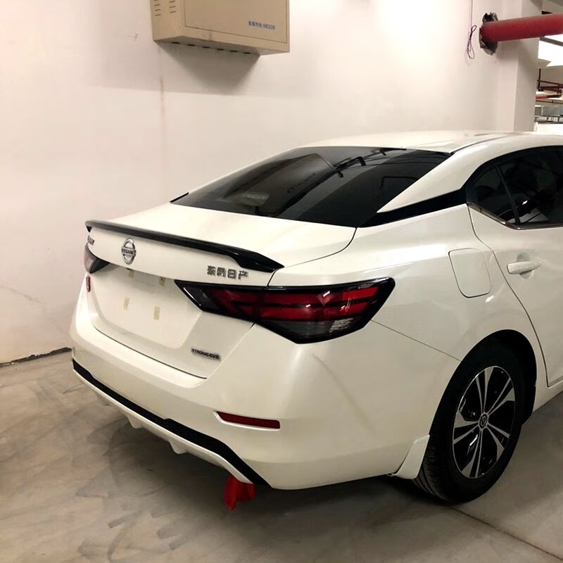 14代新轩逸尾翼2020款新轩逸改装专用免打孔烤漆装饰定风翼压尾翼珠光