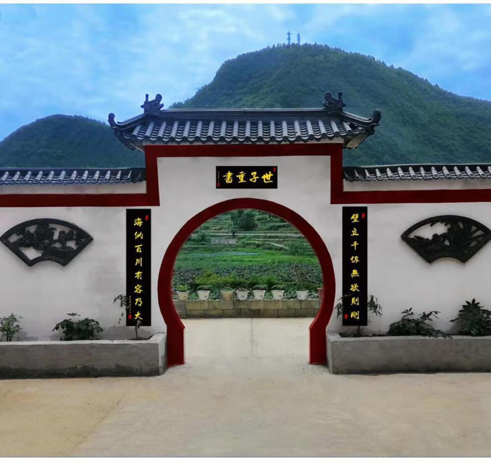 房顶瓦片 中国风房顶屋檐门头中式古建瓦仿古拼接树脂瓦片一体装饰