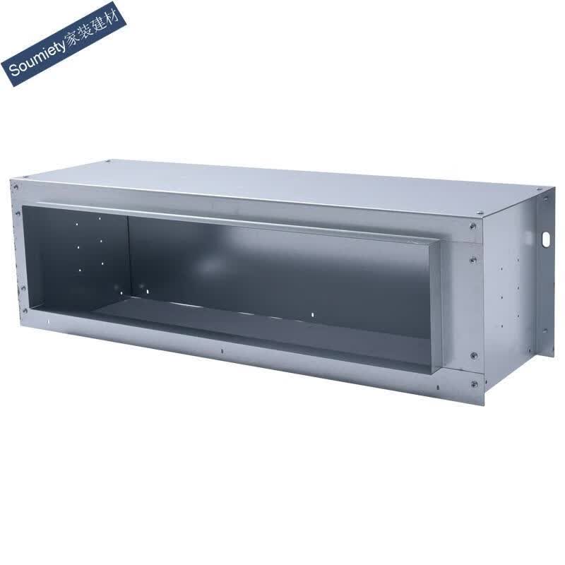 加厚型镀锌板暗装风机盘管回风箱多方向弯头改变风向循环空气204回风