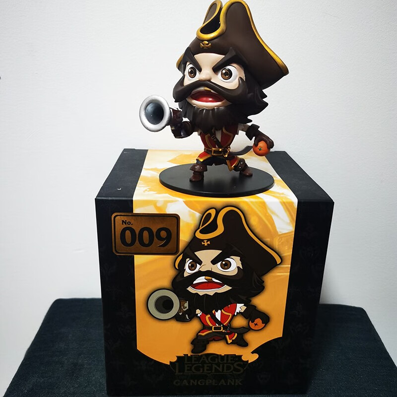 q版英雄联盟玩具游戏周边潮玩人偶lol公仔德莱文艾克光辉男枪诺手车载