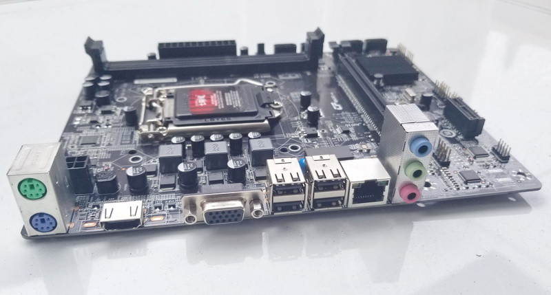 全新三年换新colorful七彩虹h61u主板cfg6mx华硕h81h110b85itx透明