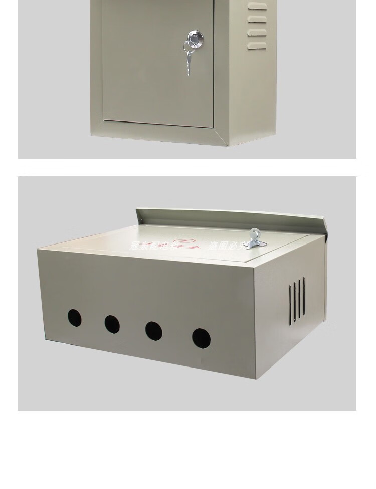 户外配电箱小型控制箱工厂用暗装雨强户内照明布线箱水明装黑色