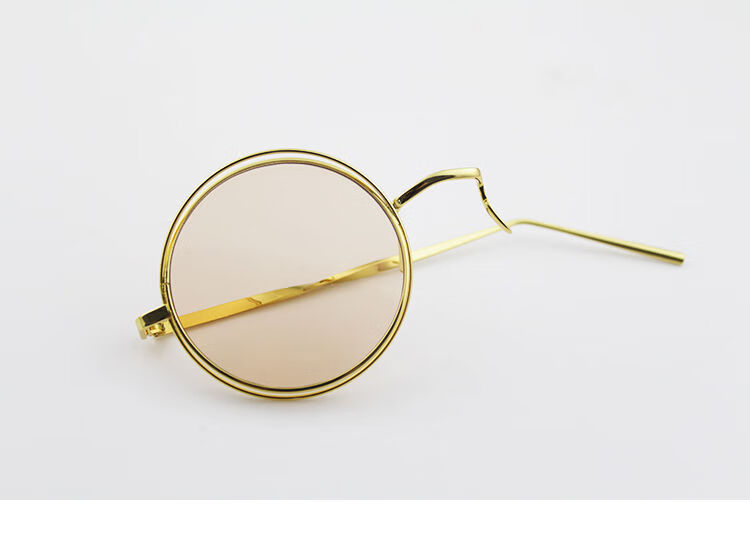 单片眼镜顾昀同款单边复古蒸汽朋克lolita基佬怪盗基德英伦风 银框黑