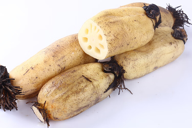 新鲜莲藕脆藕5斤莲菜深水湖藕甜藕粉藕2500g