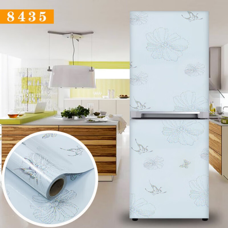 冰箱贴冰箱贴纸全贴改色贴膜翻新空调防水防油双开门冰柜自粘可移除