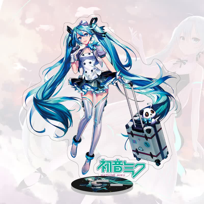 初音未来动漫周边立牌雪初音miku公主殿下亚克力人形桌面摆件学生雪