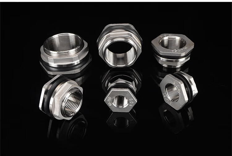 水箱接头家用水塔水池鱼缸水桶内外丝排水出水接头配件304水箱接头2寸