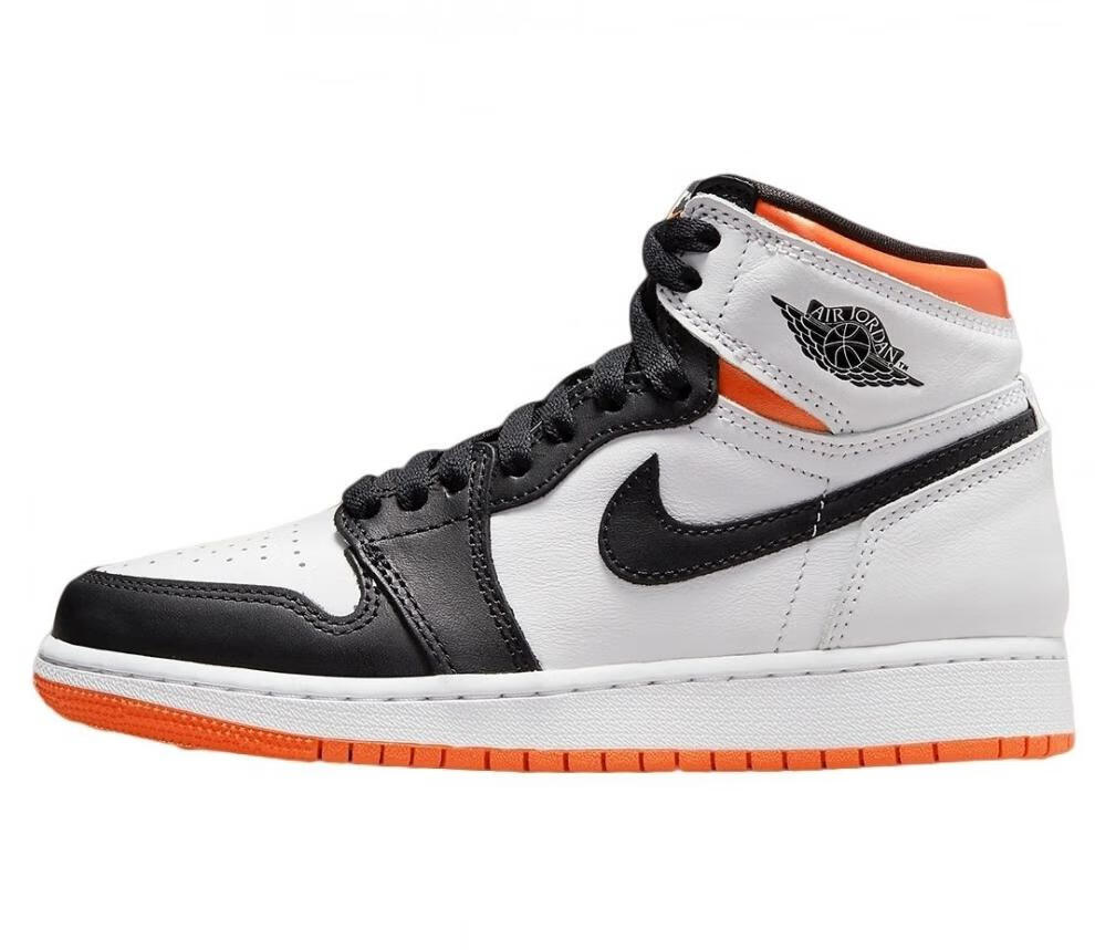 旗舰官方同款 莆田纯原aj1黑白橙扣碎篮板白橙扣碎aj1猪油扣碎黑橙扣