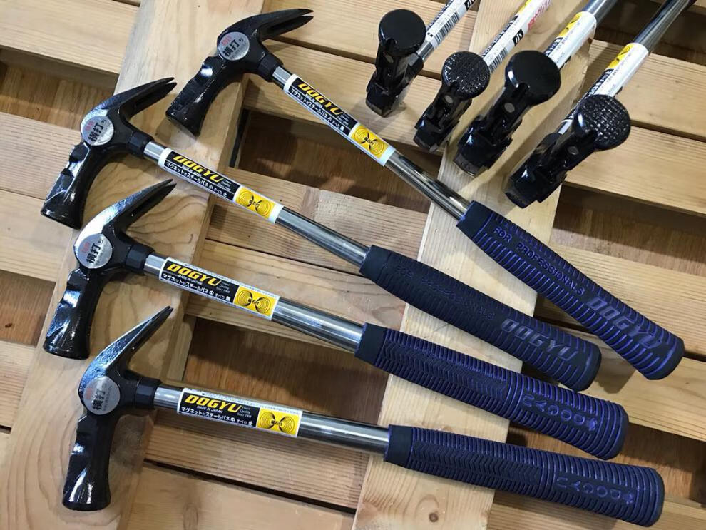 适用于定制日本进口土牛锤子dogyu土牛锤建筑木工木模铝模锤带磁起钉