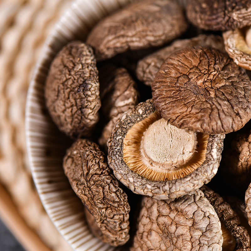 今年新货香菇干货古田农家肉厚无根干香菇蘑菇冬菇毛重 新货香菇【去