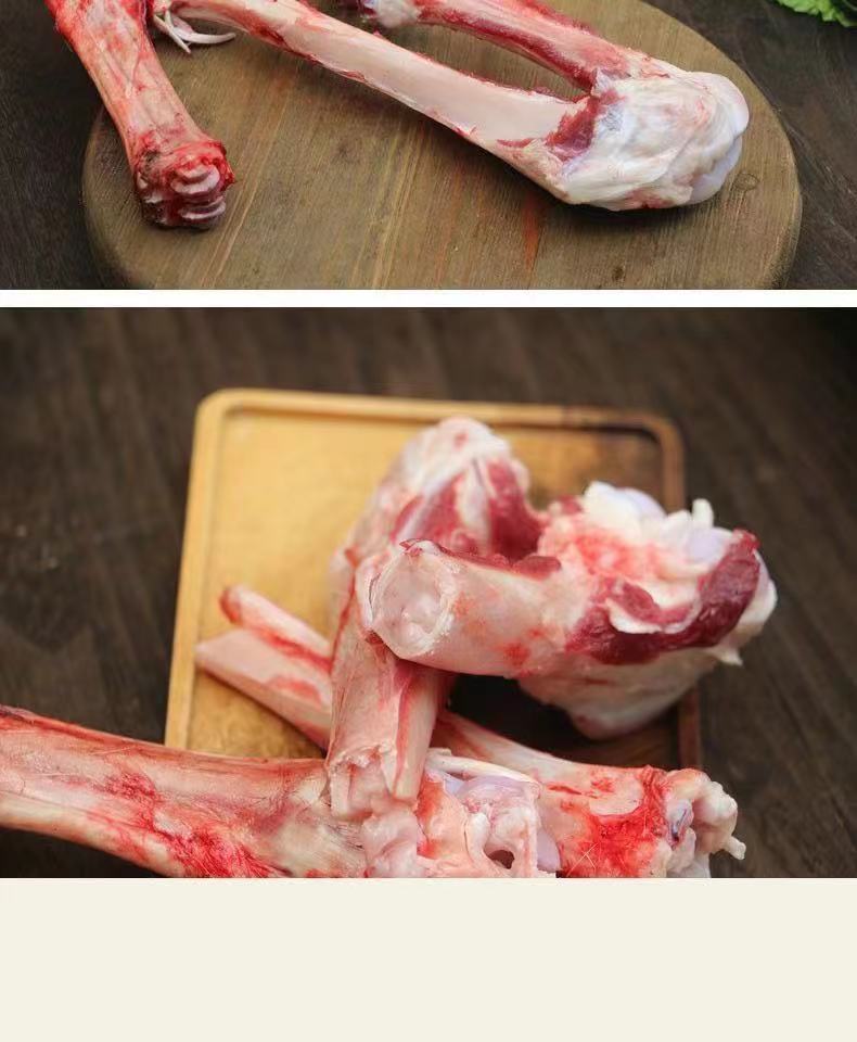 新鲜羊棒骨骨髓羊棒骨新鲜羊腿高骨熬汤羊骨头羊筒骨煲汤食 丽鲜玫 带