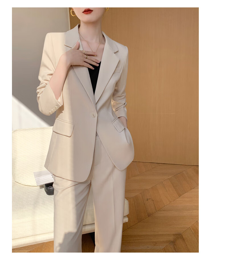 米色套装(西装 ) s【图片 价格 品牌 报价】-京东