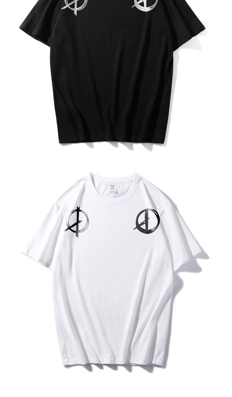 樱璇insins潮流bigbang权志龙gd同款t恤男女夏季pmo反战短袖宽松上衣